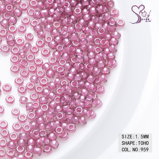 心欣DIY进口TOHO东宝米珠染芯珠1.5mm串珠散珠15/0261/959/263