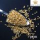 心欣进口DIY散珠日本御幸古董珠1.6mm金色磨砂DB331金属磨砂
