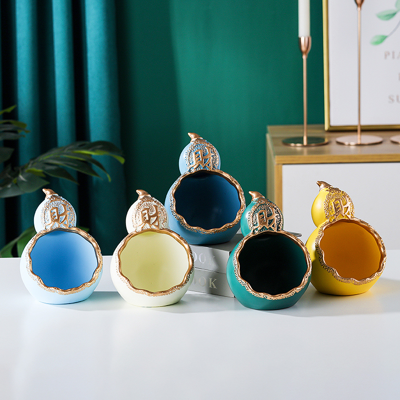 钥匙收纳零食果盘门口鞋柜摆件