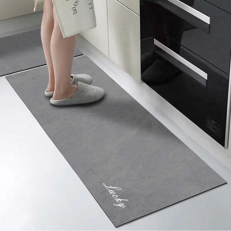 现代简约厨房耐脏地垫轻奢高级超吸水吸油防滑脚垫门口硅藻泥地毯,居家布艺,厨房地垫,淘宝优惠券,粉丝福利购,淘宝优惠卷