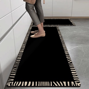 厨房专用硅藻泥地垫吸水吸油耐脏脚垫可擦免洗防水防油防滑地毯长