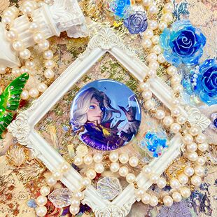 3.18上新正版日谷子第五人格周边蓝底白底吧唧二弹勘探约瑟夫佣兵