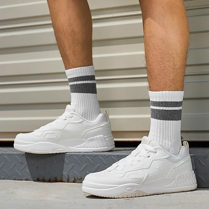 特步启浪LITE|板鞋2025夏季新款休闲鞋男鞋情侣运动鞋透气鞋子潮