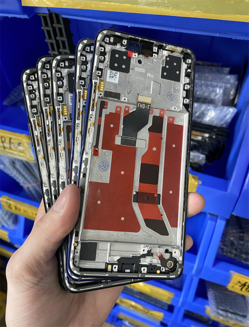 深和适用 HW 荣耀50SE原装带框液晶屏幕总成内外一体触摸显示屏幕