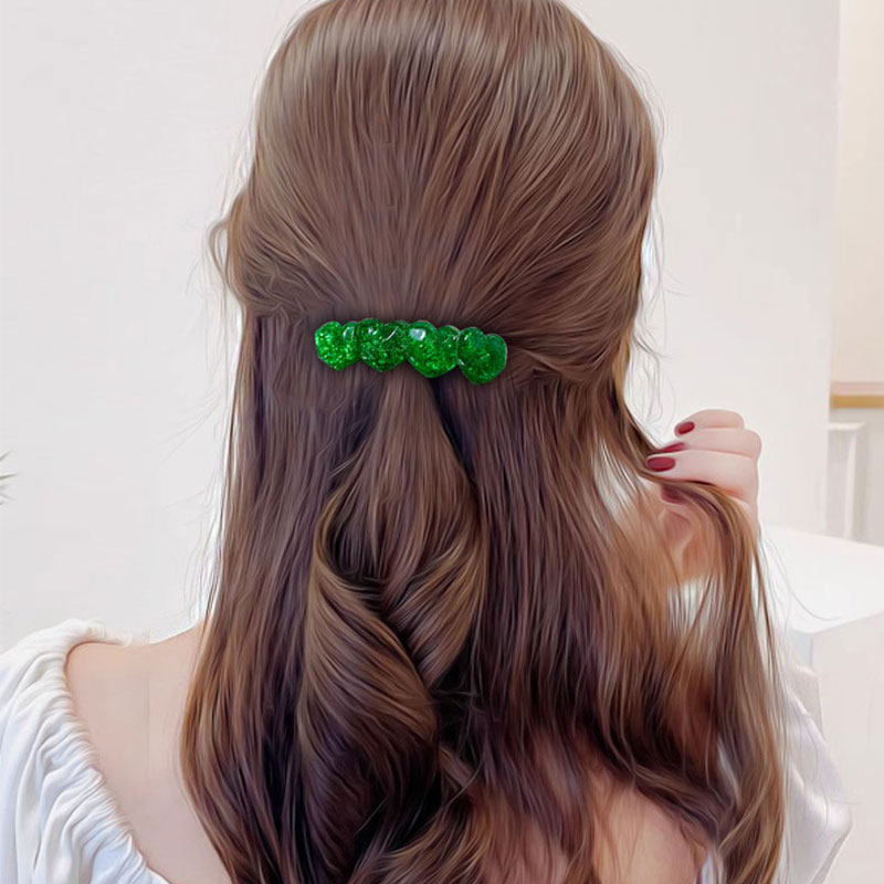 弹簧夹小清新马尾夹可爱