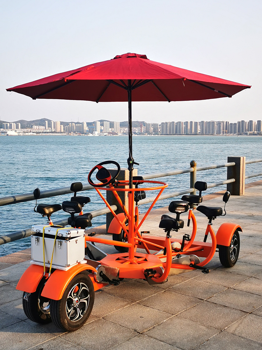 7人骑行圆形自行车厂家直销