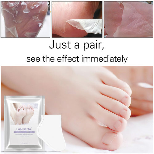LANBENA LAVENDER FOOT PEEL MASK薰衣草足膜1对