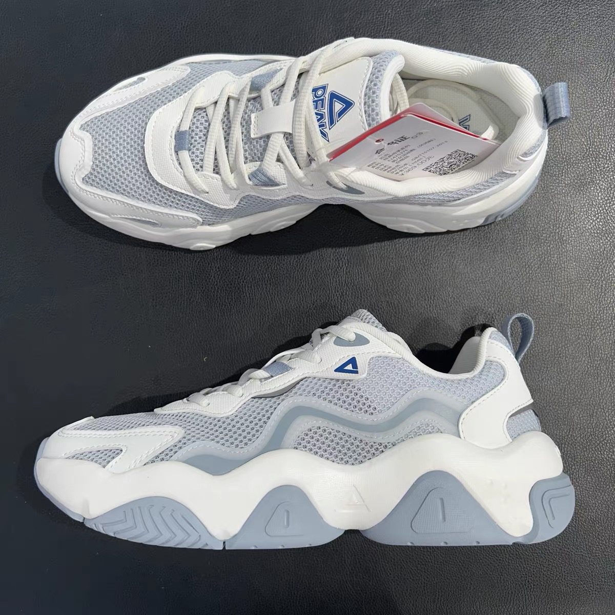 匹克休闲鞋男鞋秋季新款复古老爹鞋女鞋情侣轻便运动鞋E242537E