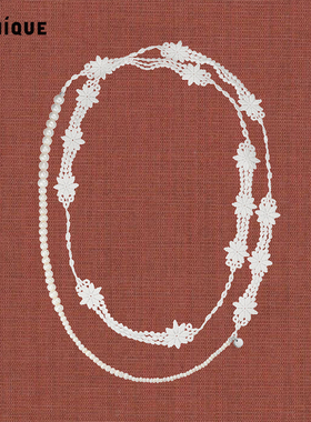 picniquesongtag天然珍珠蕾丝