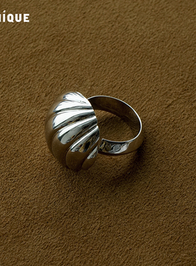 picnique经典复古螺纹戒指