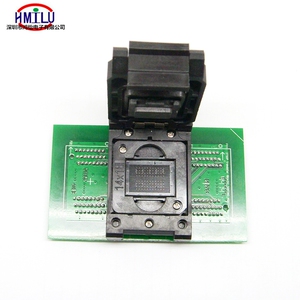 测试8CE BGA152/132/88翻盖转96PIN测试座 flash开卡测试量产治c