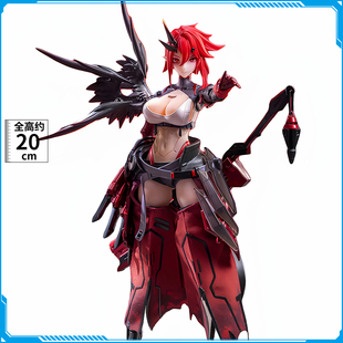 现货 核金重构 1/9 狼犬部队 突击型 渡鸦 包胶机娘 可动手办