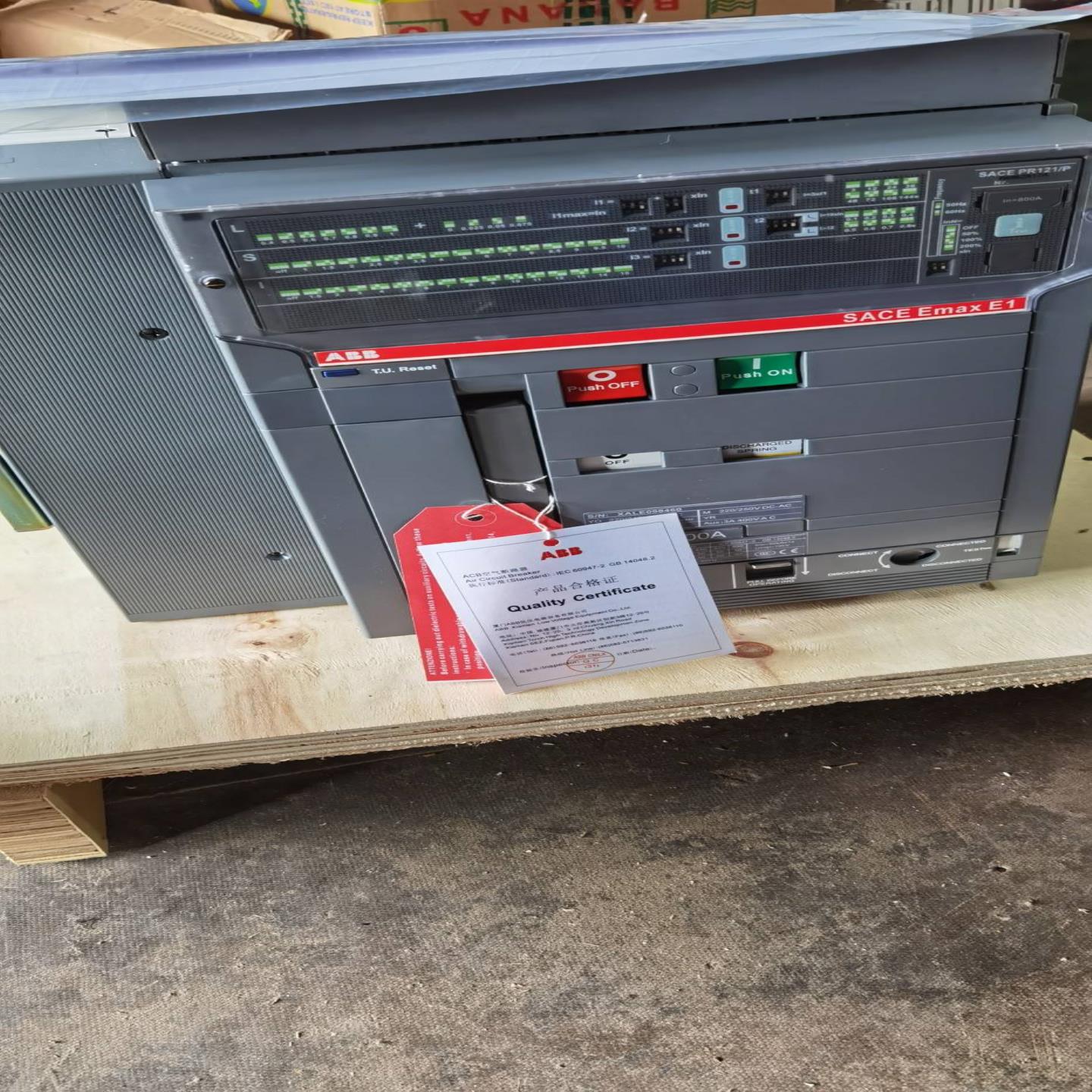 配件ABB框架断路器E1N800R800PR121P-LSL WPM4P+YU380V议价