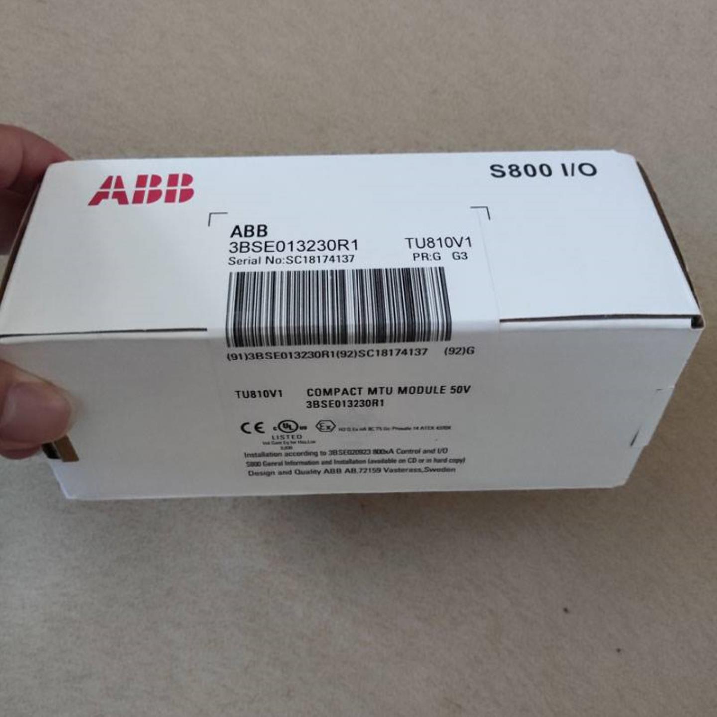 配件ABB DCS S800 IO模件底座TU810V1全新原装正品3BSE0132议价