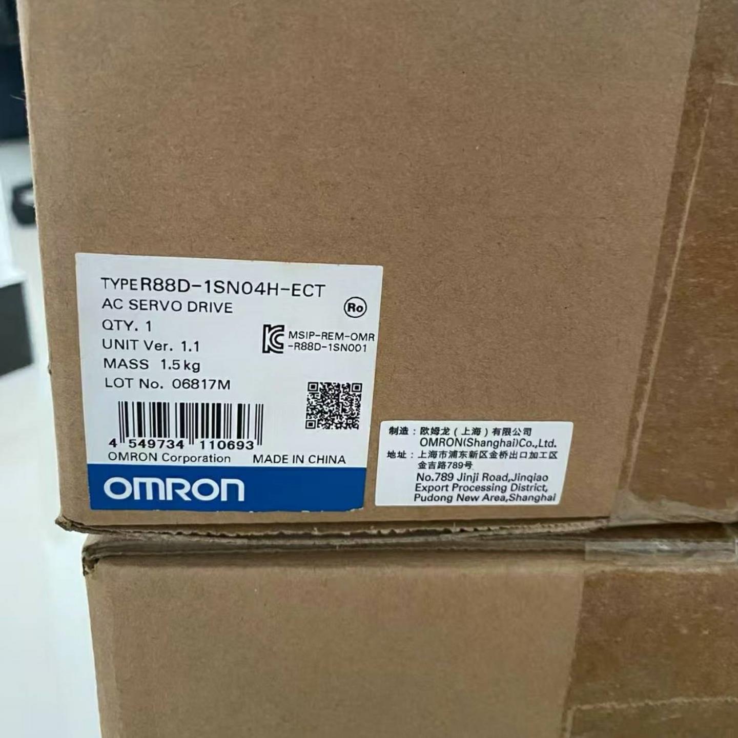 配件R88D-KN06F-ECT R88D-KN08H-ECT 欧姆龙驱动器现货议价