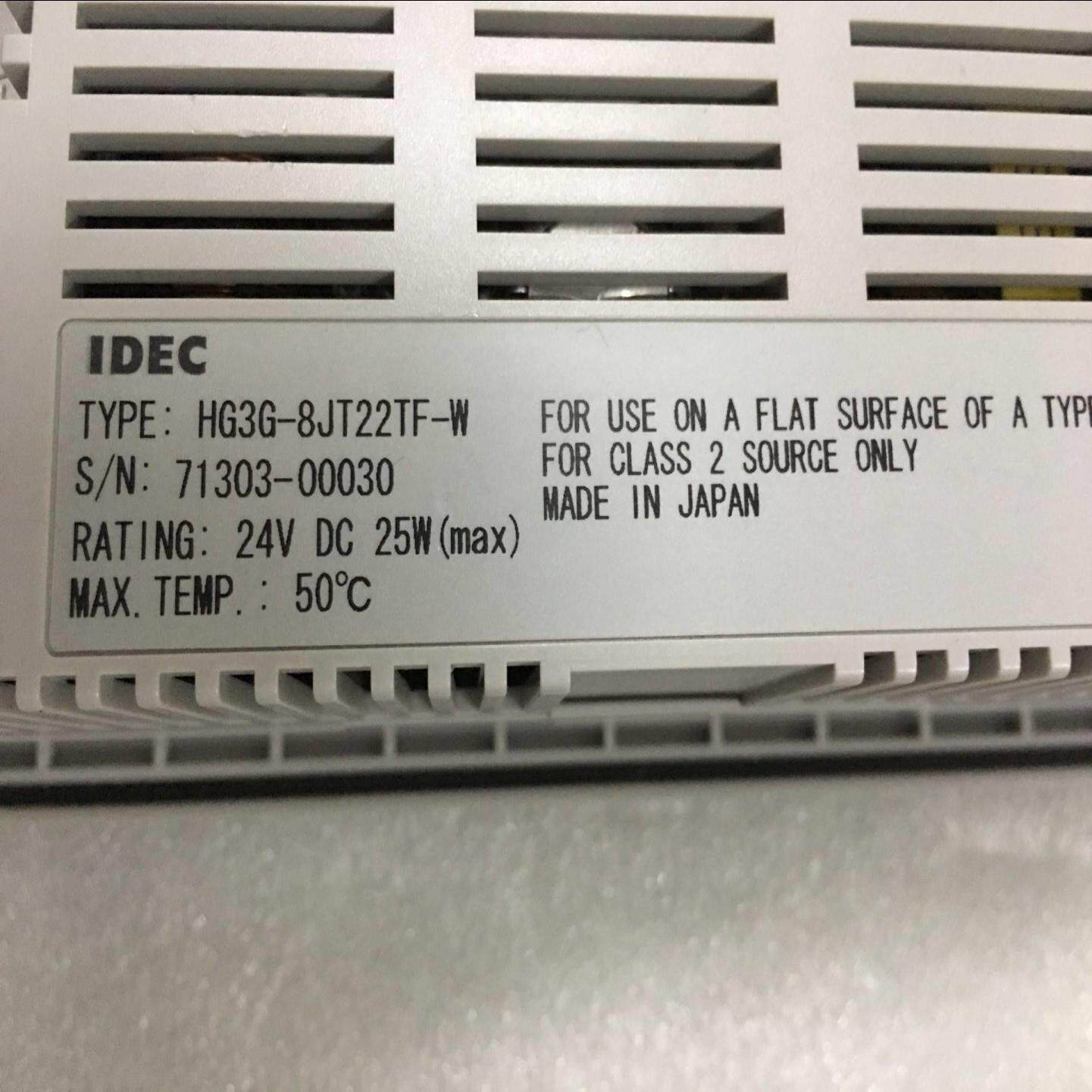 配件IDEC和泉触摸屏HG3G-8JT22TF-W 现货带安装卡扣议价