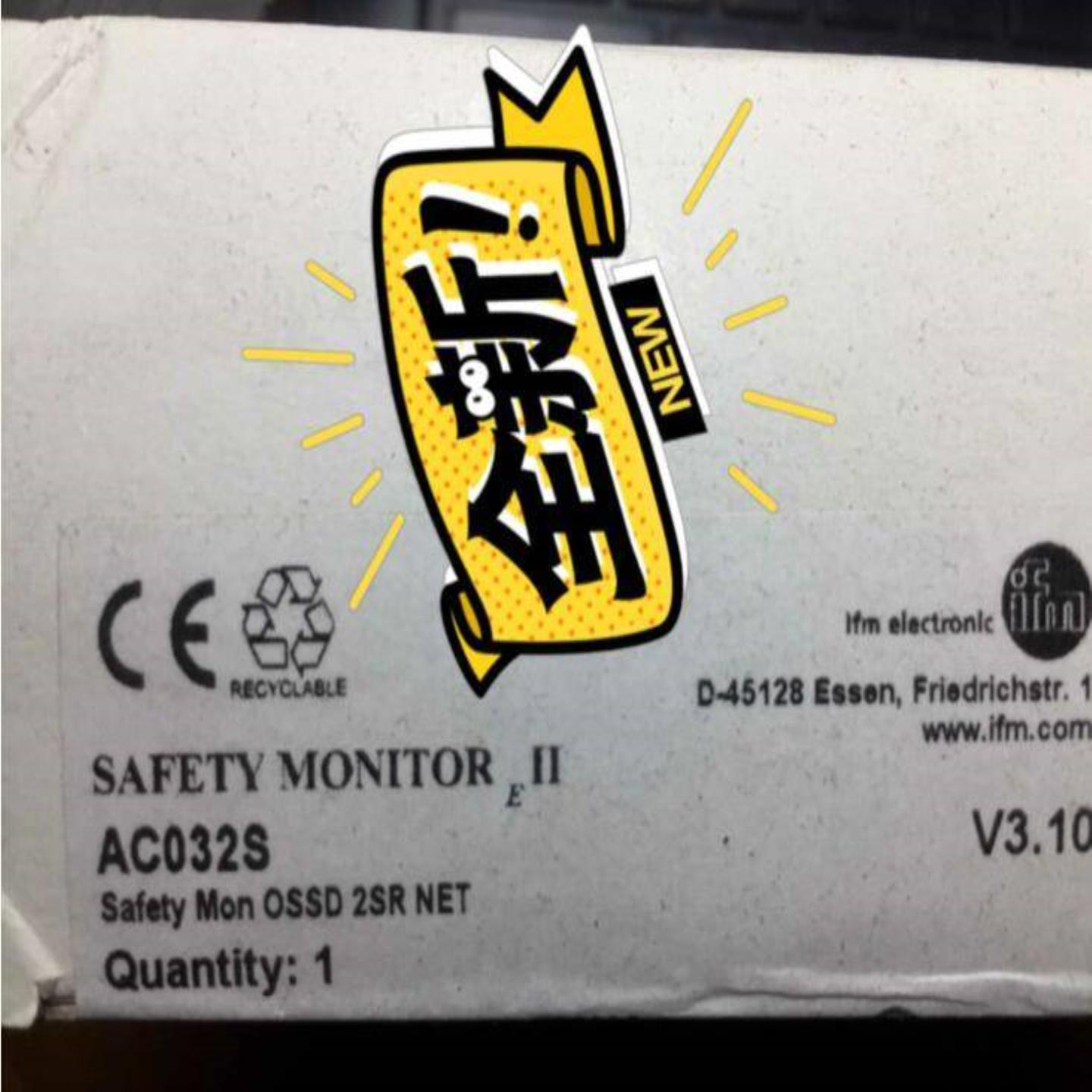 配件IFM AC032S 易福门全新AS-i安全监控器模块现货议价