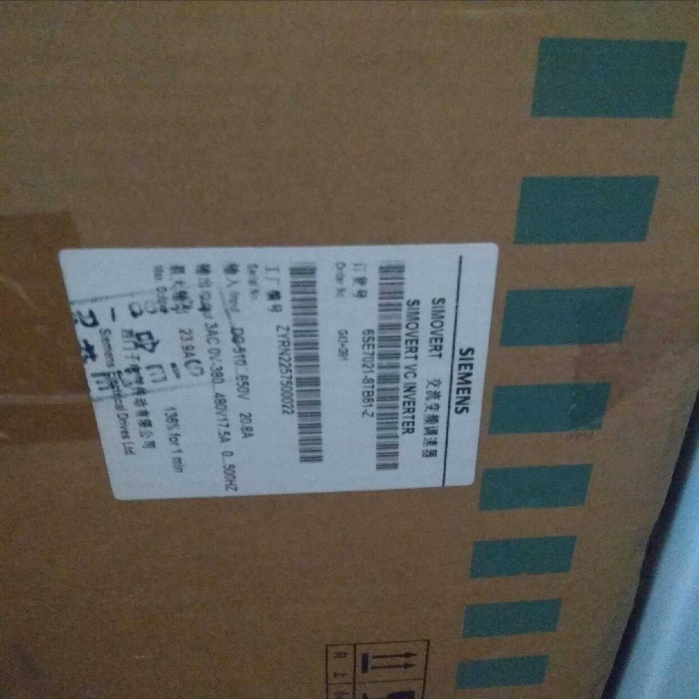 配件全新西门子变频器6SE7021-8EB61  6SE7021-8EB51议价