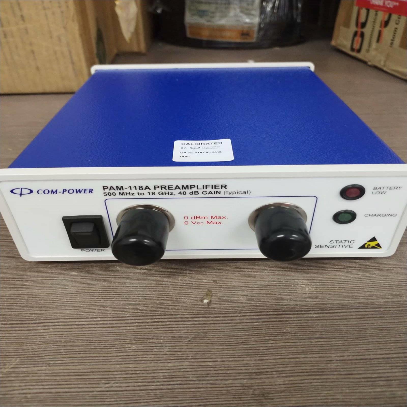 配件PAM-118A Com-Power高增益微波前置放大器500MHz-18GH议价