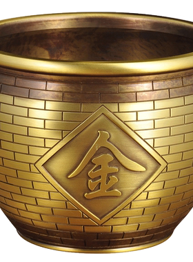 全铜水缸摆件风水招财铜水缸家居客厅玄关装饰摆设乔迁新居礼品