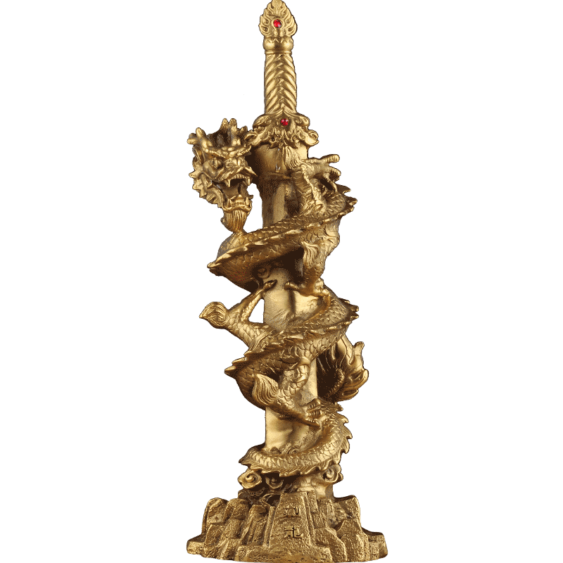 黄铜招财家居客厅玄关装饰品