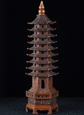 九层文昌塔客厅摆件雅信精品紫铜