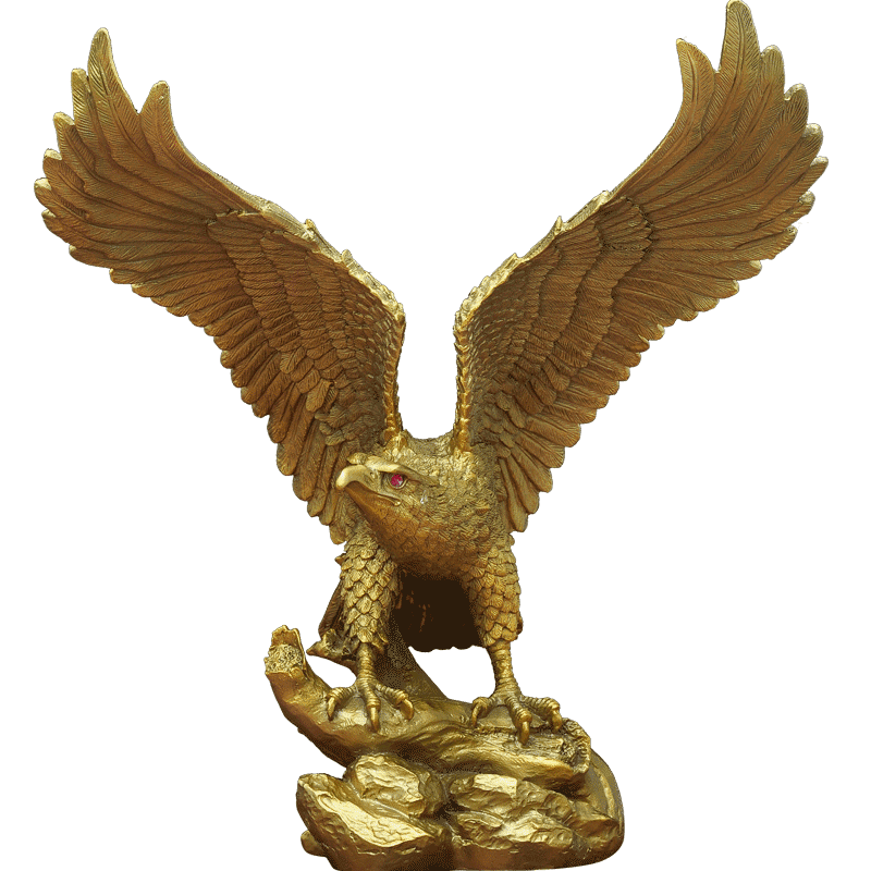 全铜大展宏图老鹰摆件前程万里鹰家居客厅书房装饰公司办公室摆设
