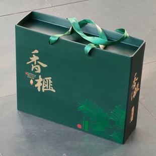 袋装 礼品盒有内衬套盒子123斤5罐装 手提纸袋 土特产香榧包装 通用款