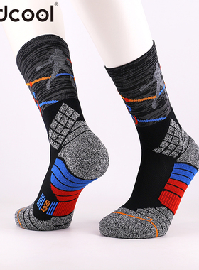 Findcool斗牛篮球袜男款长筒美式专业运动袜青少年毛巾底袜子