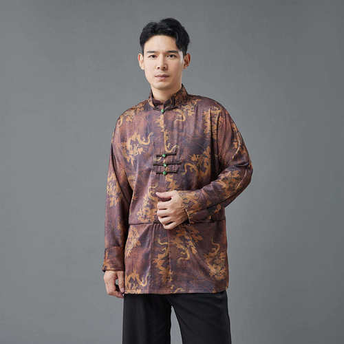 新中式中国风复古改良唐装中老年