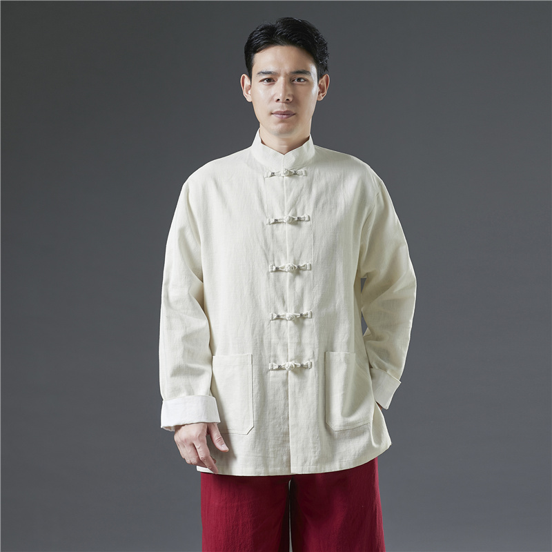 春秋季文艺宽松休闲开衫禅服唐装