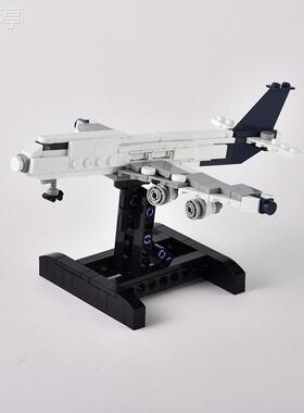 波音747飞机积木中国航空客机拼装玩具模型兼容小颗粒moc