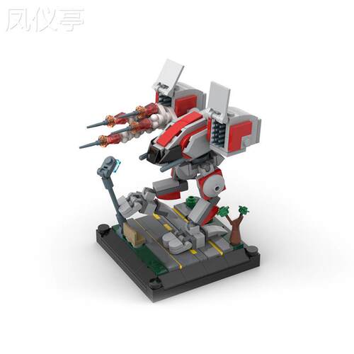 积木佳砖跨境小颗粒MOC35171机甲战斗机器人速卖通ozon热卖玩具