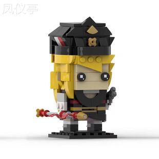 MOC-122183俾斯麦铁血战舰兼容游戏人物模型积木益智拼装模型