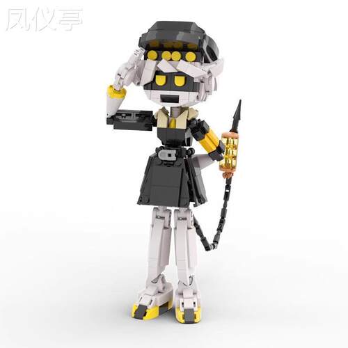 MOC积木兼容无机杀手N机器人创意玩具组装跨境积木拼搭颗粒
