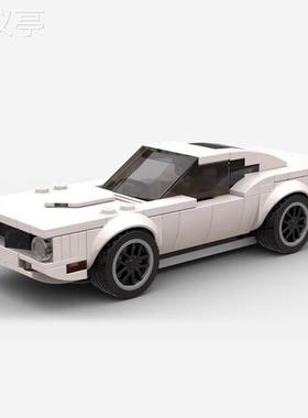 MOC-26323普利茅斯梭鱼汽车模型兼容积木跑车拼装益智玩具