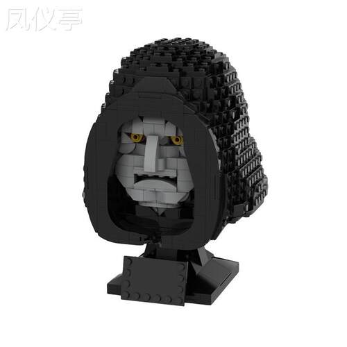 积木佳砖跨境小颗粒MOC72686头盔人头像系列速卖通ozon热卖玩具