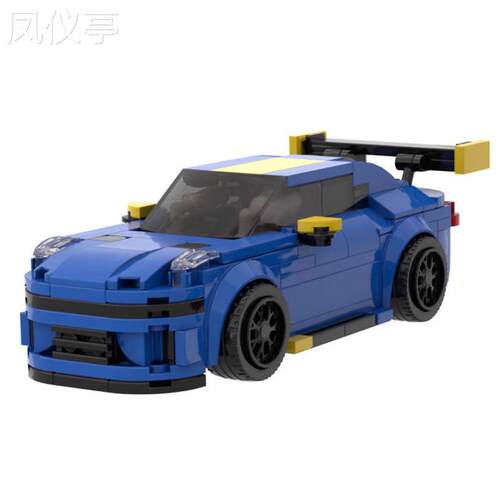 兼容赛车MOC益智拼装积木玩具领克03TCR赛车跑车汽车模型