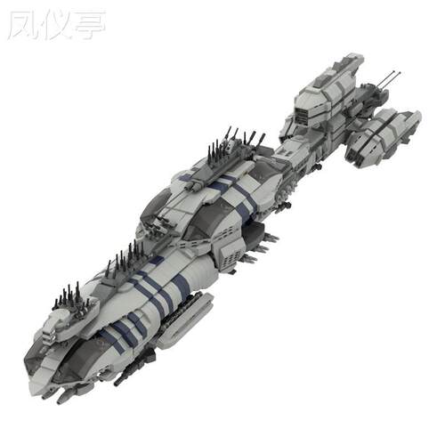 积木佳砖跨境玩具外贸Recusant级轻型驱逐舰小颗粒益智虾皮热卖