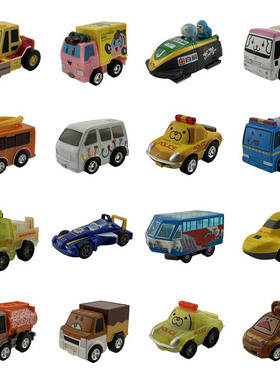 CHORO Q 多美卡巧乐车TAKARA TOMY卡通 回力车玩具警车消防车巴士