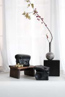 几多黑陶|手作奶酪盒子罐子摆件香薰罐(大号)