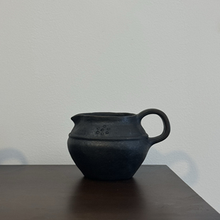 几多黑陶藏区手作传统花纹小茶壶茶杯奶茶壶
