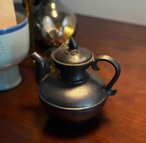 几多｜传统黑陶茶壶奶茶壶手冲壶（750ML）