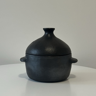几多黑陶手作双耳锅家用煲仔饭锅一人食1.4L｜一年质保
