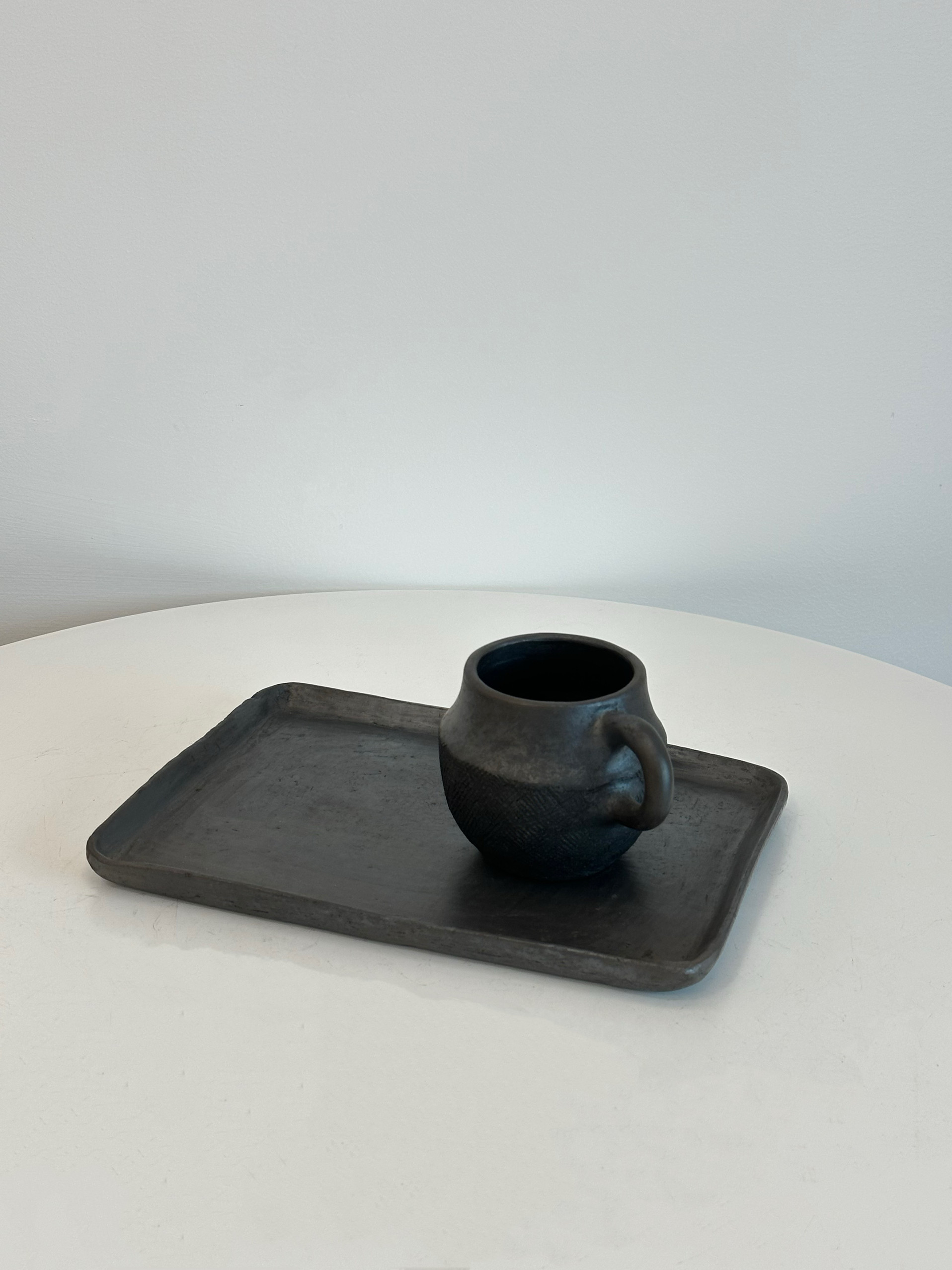 几多黑陶手作长方形平盘托盘（23CM*17CM）,餐饮具,餐用托盘,淘宝优惠券,粉丝福利购,淘宝优惠卷