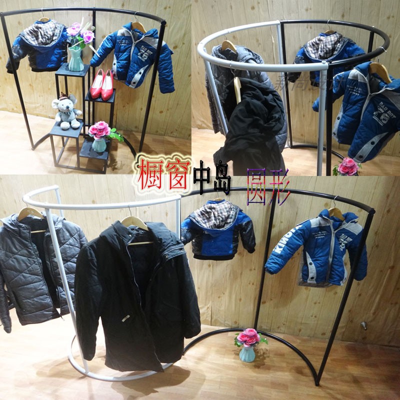 简约女装店童装店橱窗弧形橱窗