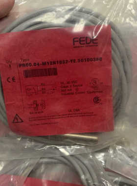 德国产FEDE PR00.04-M12N10S2接近开关，全