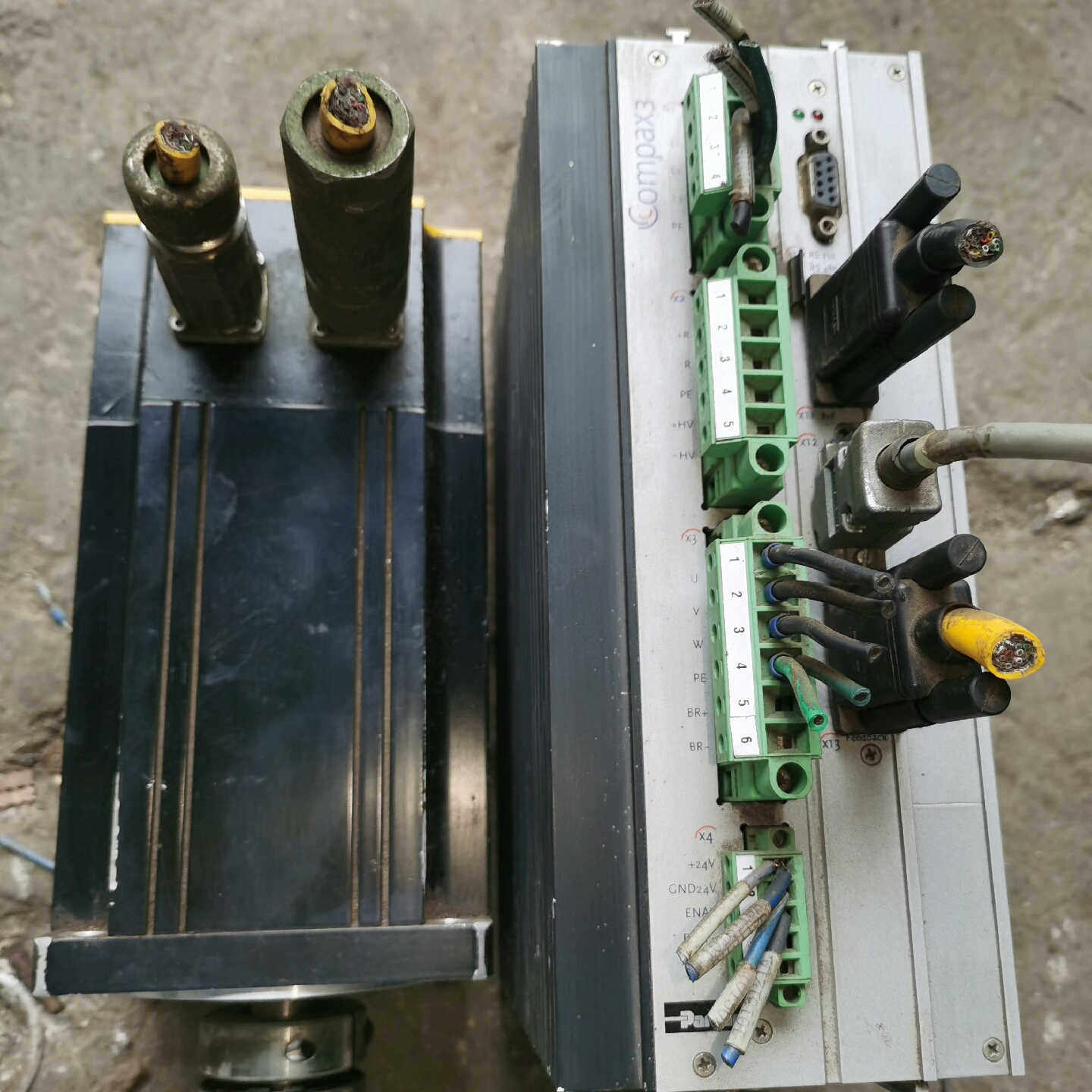 派克伺服驱动配套，compax3，驱动器C3S038V4F1