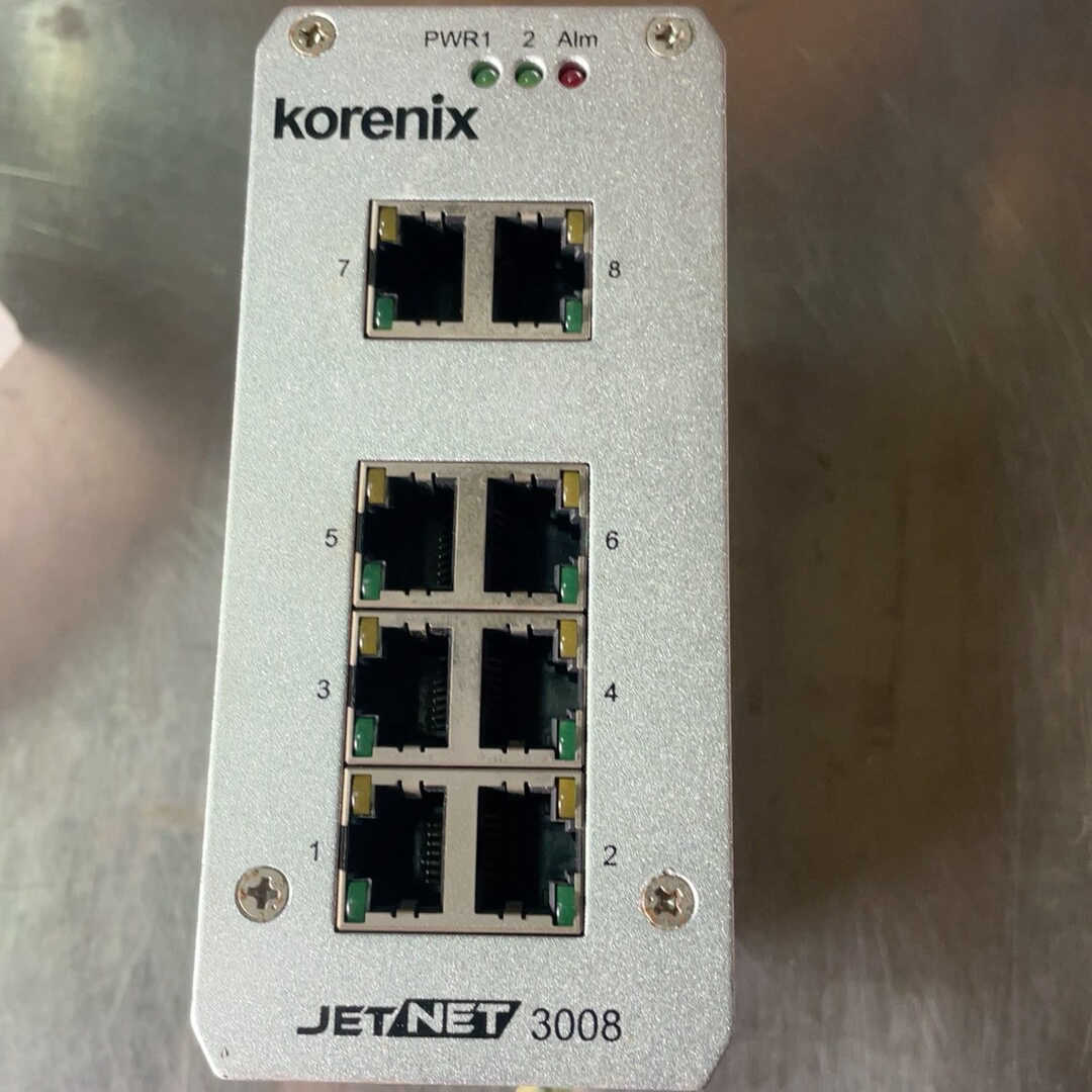 korenix 工业交换机 JETNET 3008，拆机下来