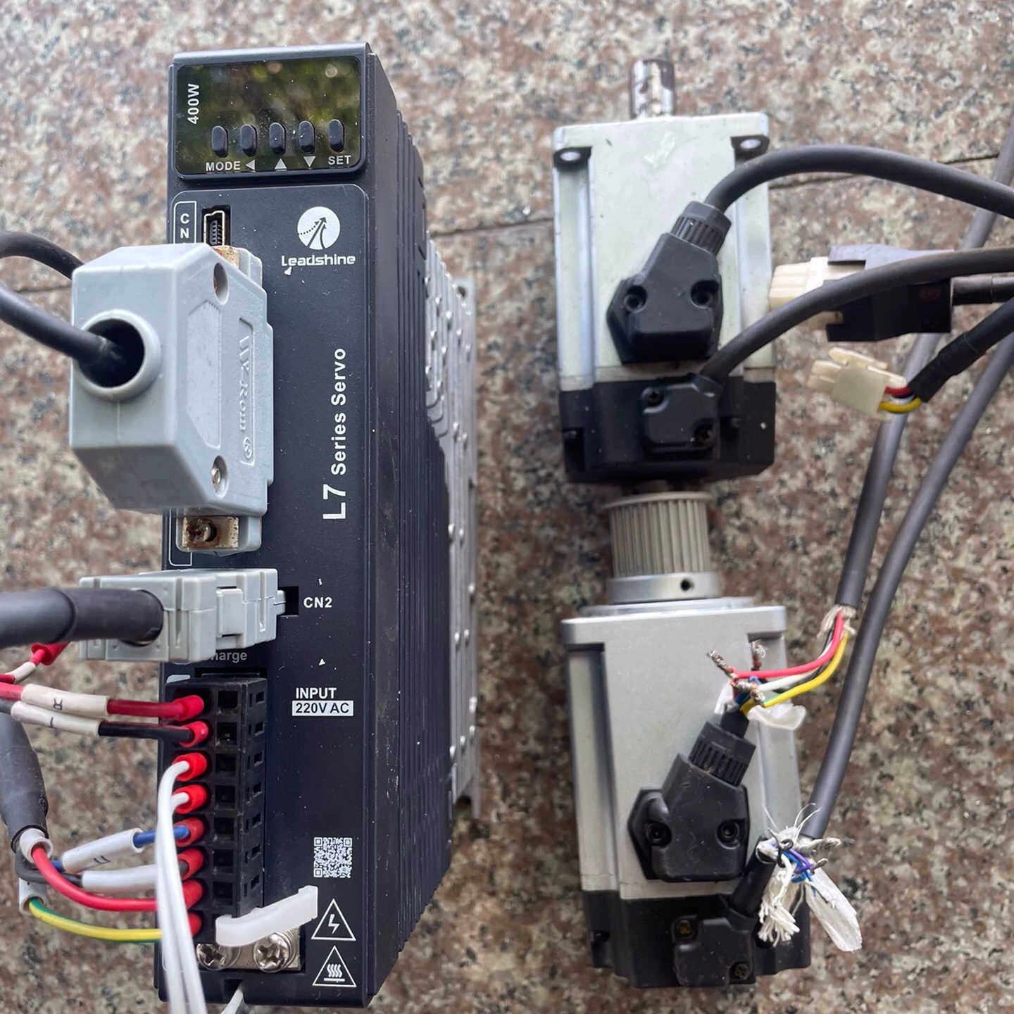 雷赛L7-400拆机伺服套装，电机ACM2-0600H2,成